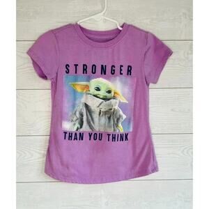 Star Wars Baby Yoda T-shirt Girls' Size XS(4-5)